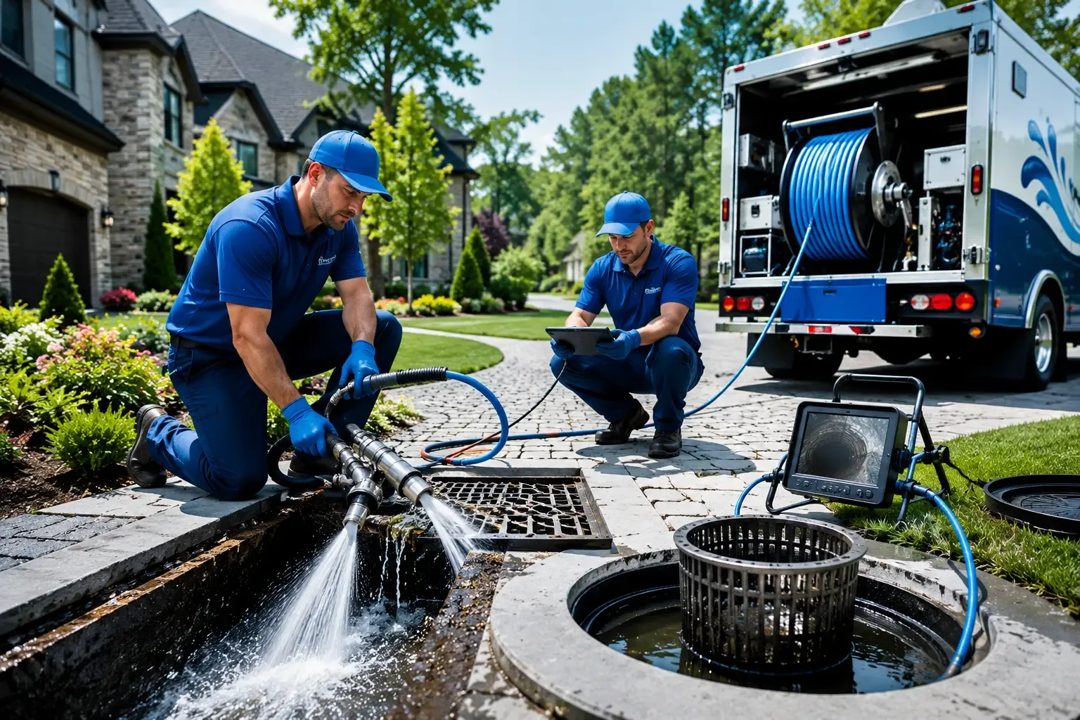 Local outdoor drain cleaning professionals in Breeding, KY